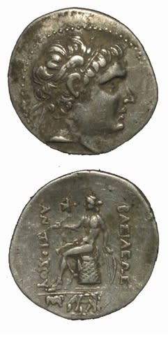 Seleucid Silver Tetradrachm of Antiochos Hierax