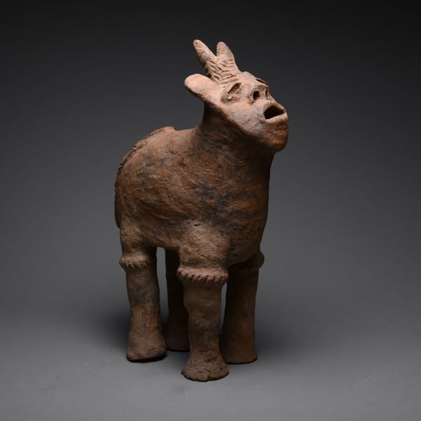 African Art / Dakakari Terracotta Sculpture of a Goat