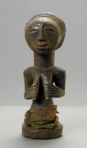 Hemba Wooden Sculpture of a Woman
