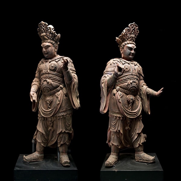 A Pair of Qing Dynasty Lokapalas