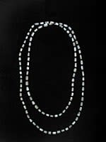 Moonstone And Black Onyx Bead Necklace