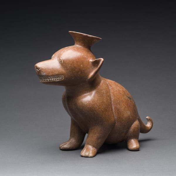 Colima Terracotta Vessel in the Form of a Dog