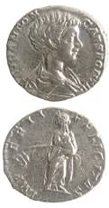Silver Denarius of Caracalla Struck While Caesar