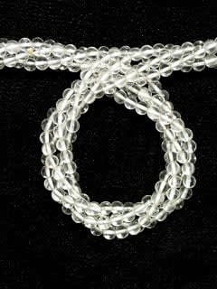 Rock Crystal Bead Necklace