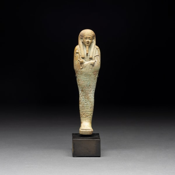 Faience Ushabti of the 26th Dynasty