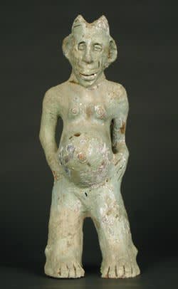 Yoruba Terracotta Sculpture of a Woman