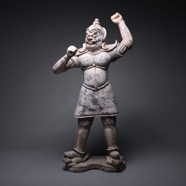 Tang Sculpture of a Lokapala