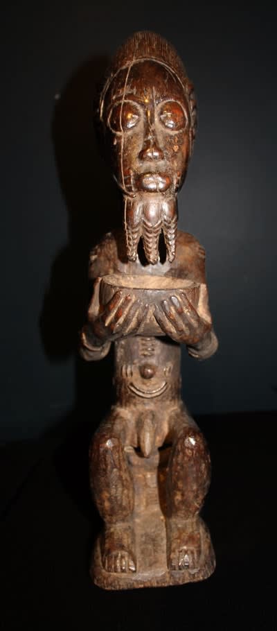Baule Seated Male Diviner