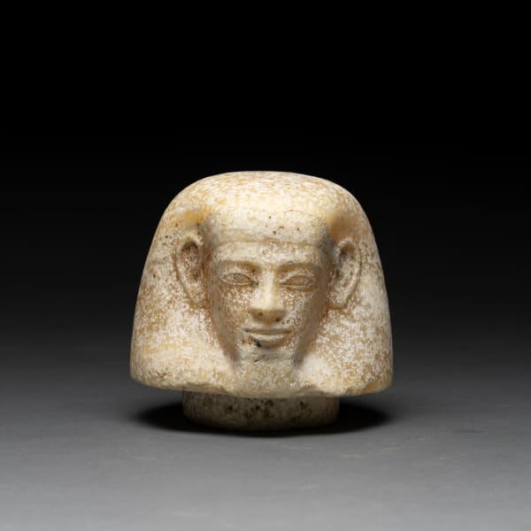 Egyptian Canopic Jar Head of Imsety