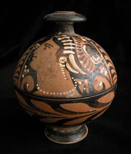 Apulian Red-Figure Pyxis