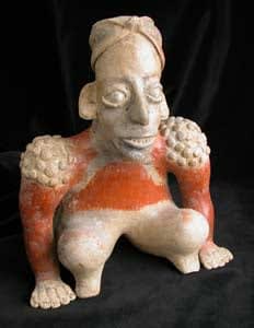 Ameca-Ezatlán Style Jalisco Terracotta Sculpture of a Runner