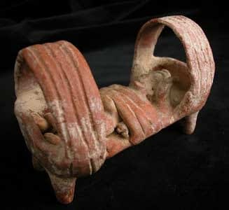 Jalisco Terracotta Sculpture of a Bedridden Child