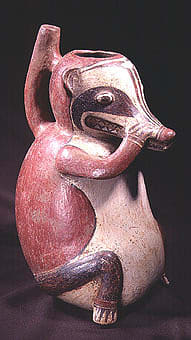 Animal Effigy Vessel of a Raccoon