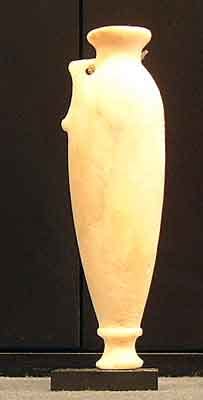 Stone vessel with loop handle