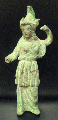 Roman Bronze Sculpture of Minerva