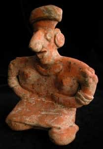 Nayarit Sculpture of a Seated Woman
