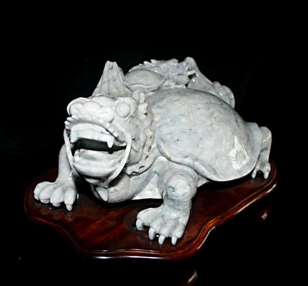 Lavender Jade Sculpture