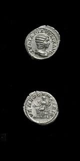 Silver Denarius of Empress Julia Domna