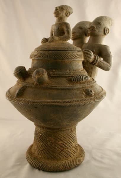 Mangbetu Terracotta Vessel