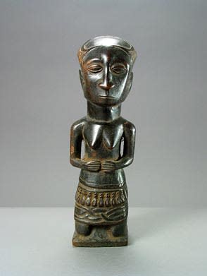 Kuba Wooden Sculpture of a Woman