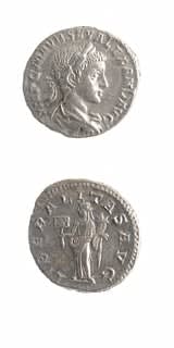 Silver Denarius of Emperor Severus Alexander