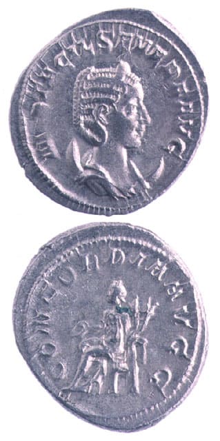 Silver Antoninianus of Empress Otacilia Severa