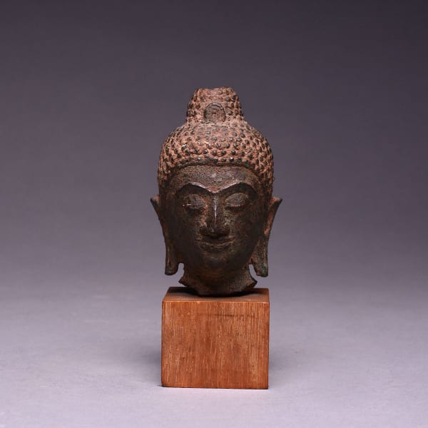 Sukhothai Bronze Head of Buddha