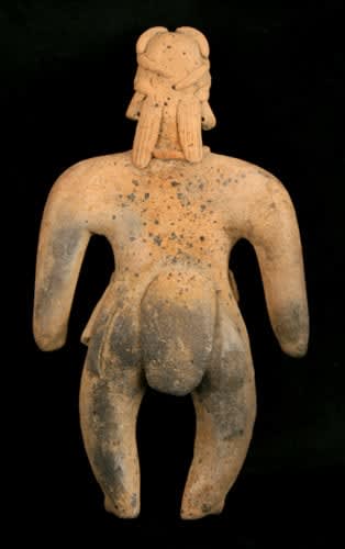 Tuxcacuesco-Ortices Style Colima Terracotta Sculpture of a Standing Man