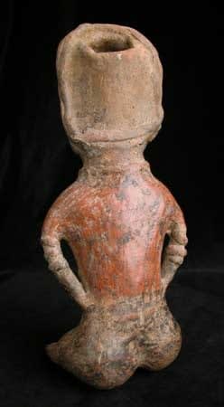 Nayarit Sculpture of a Seated Man