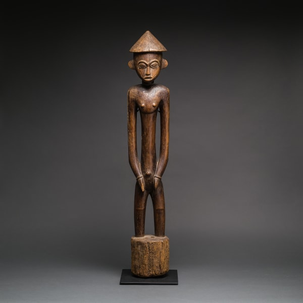 Male Senufo Wooden Pombiele Rhythm Pounder