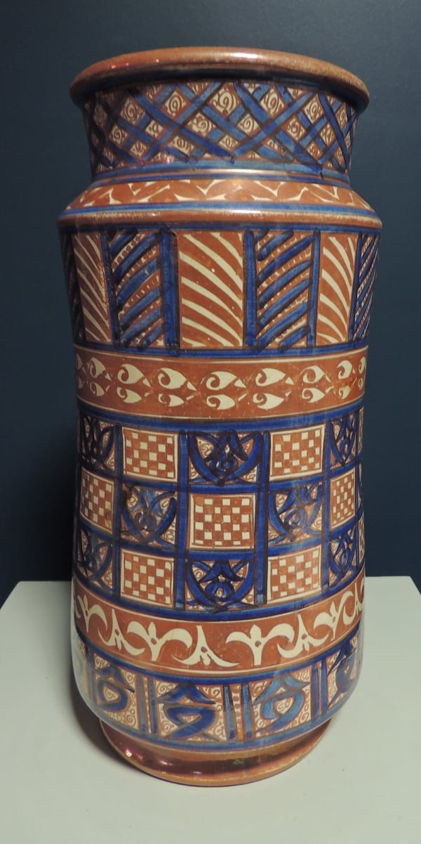 Hispano-Moresque large albarello