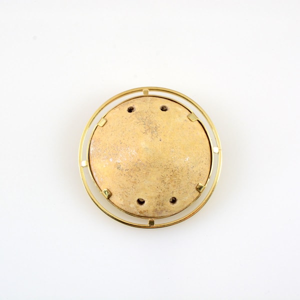 Faience Garment Applique Pendant/Pin