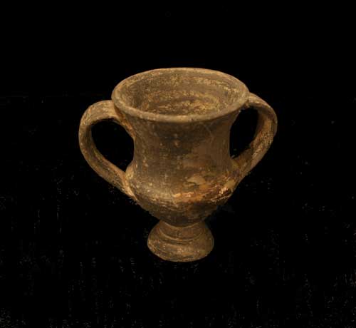 Greek Terracotta Miniature Krater