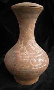 Western Han Painted Terracotta Hu