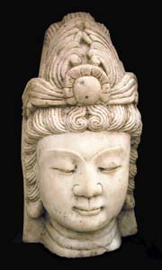 Marble Bust of Guanyin