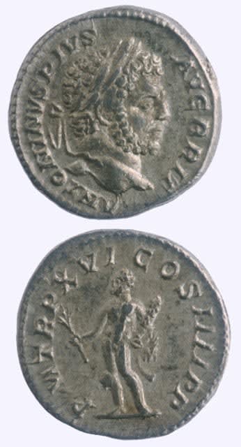 Silver Denarius of Emperor Caracalla