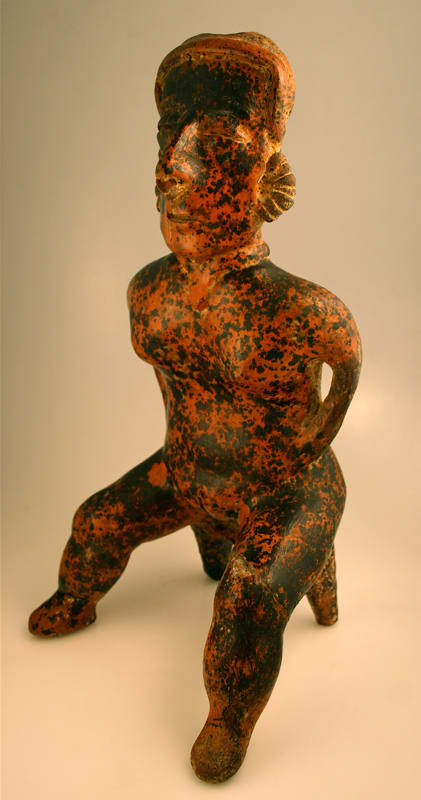 San Sebastián Style Nayarit Terracotta Sculpture of a Seated Woman