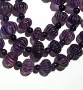 Amethyst Bead Necklace