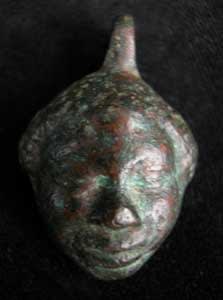 Greek Bronze Head of an African Man