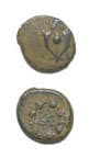 Maccabean Bronze Prutah of King John Hyrcanus II