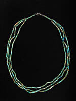 Necklace Of Egyptian New Kingdom Faience Beads