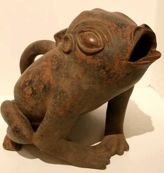 Terracotta Sculpture of a Frog