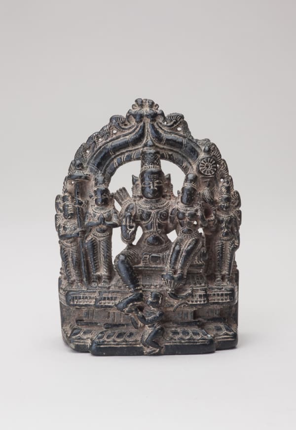 Rama and Sita Supported by Hanuman