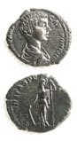 Silver Denarius of Caracalla Struck While Caesar