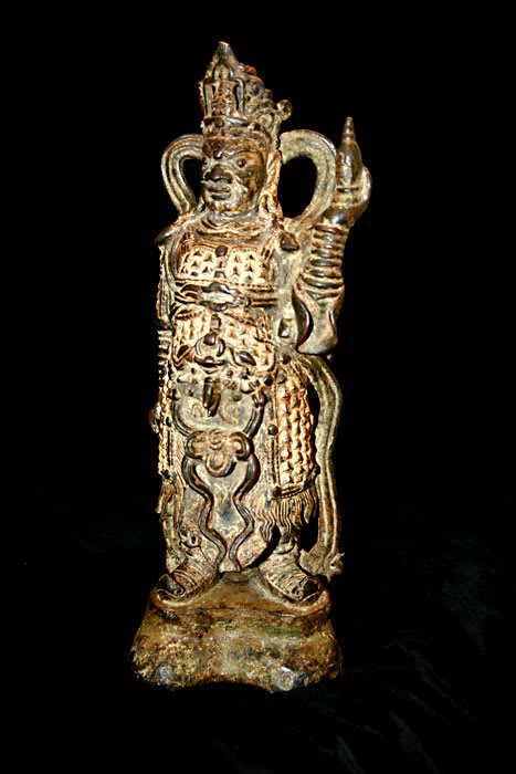 Ming Chinese Figure Of A Celestial Guardian