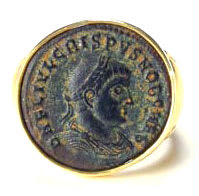 Bronze coin of Crispus