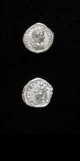 Silver Denarius of Geta Struck While Caesar