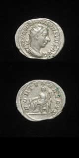 Silver Antoninianus of Emperor Gordian III