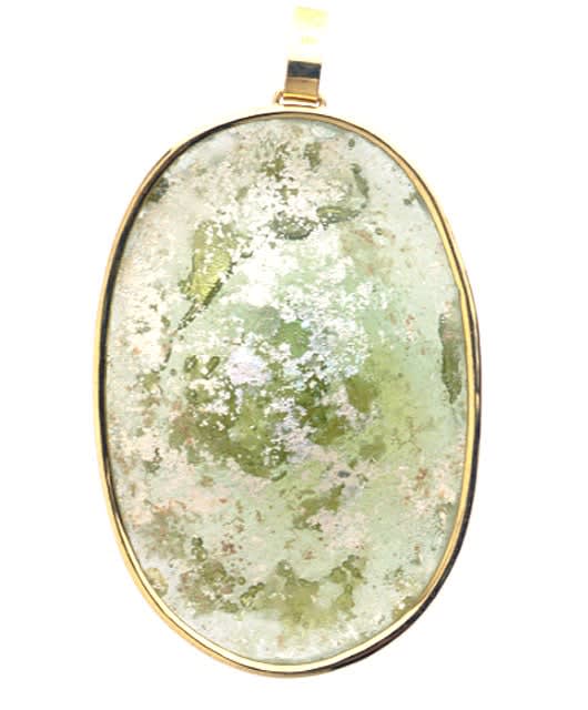 Pendant Of A Roman Glass Fragment
