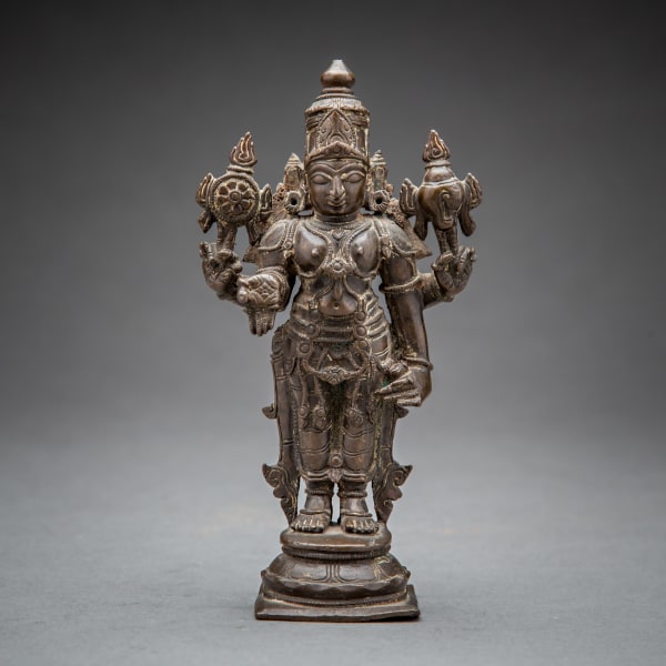 Bronze Figure of Vishnu